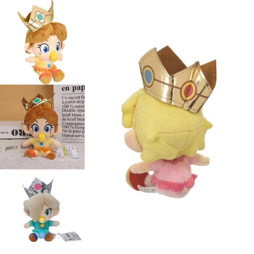 6-inch Small Mario Princess Baby Plush Doll Soft And Cuddly Toy For Kids And Collectors Cartoon Character Inspired