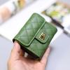 Womens Luxury Design Wallets Folde Purses Genuine Leather Fashion Short Money Clutch Bag Wallet Latch Hasp Purse Small Wallet