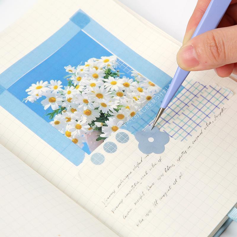 Moyan Candy Color Series Multifunctional Diary Tweezers - Set of 6 Fresh, Creative Stainless Steel High Elasticity Clips