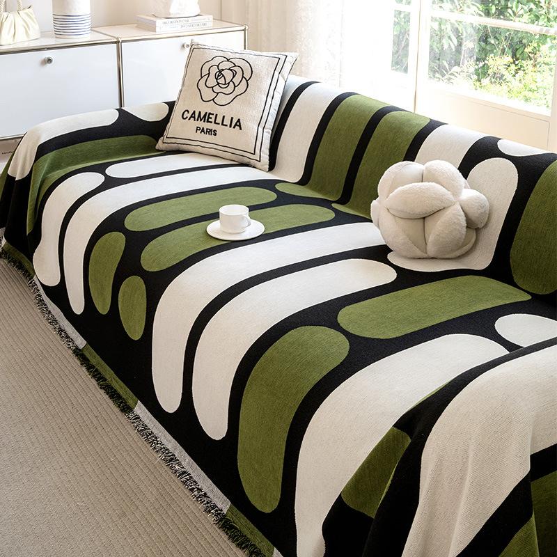 

Новый чехол на диван 2025 года, тканевое полотенце, плед для дивана из шенилла, цельный нескользящий чехол на подушку сиденья, универсальный для всех сезонов 180*130cm