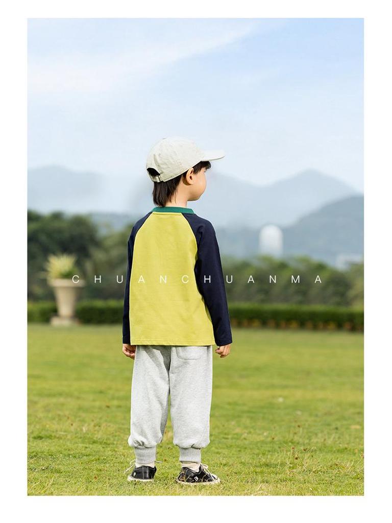 Camisetas de Desenho Animado Infantil Nausicaa 2025 Primavera - Cores Contrastantes para Meninos e Meninas, Versátil, Estilo Coreano Fofo