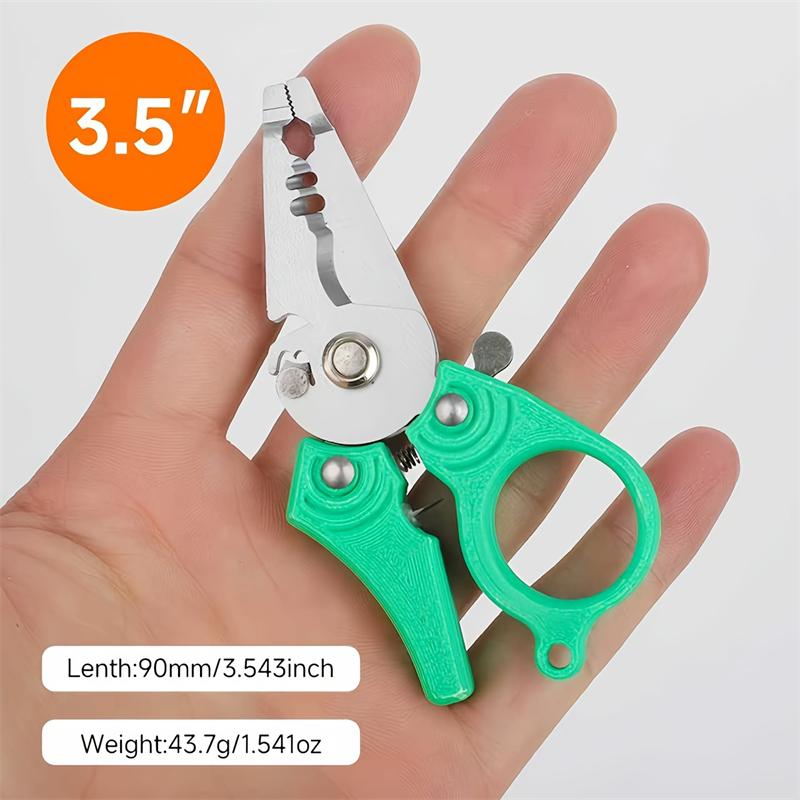 12 In 1Mini Multi Tool Wire Stripper, Insulated Wire Cutter and Stripper Tool, Portable Wires Crimper Punchdown Tools for Home