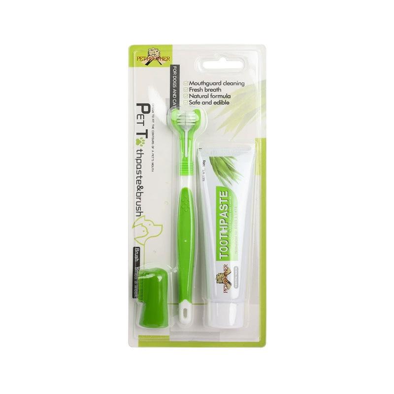 Disposable Pet Toothbrush & Toothpaste Set for Dogs, Cats & Kittens