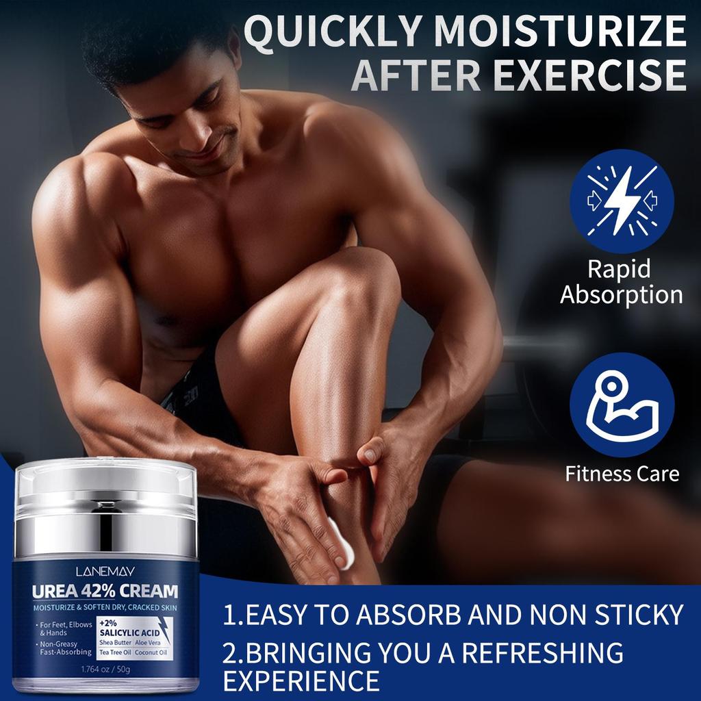 Urea 42% Cream- Intense Hydration & Moisture Lock, Improve Skin’s Barrier - Provides 24-Hour Moisture and Protection for Ultra-Dry Skin,50g