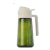 2in1 Glass Oil Pot Spray Pour Oil Bottle Light-Blocking Dark Oil Mist Spray Bottle Kitchen Dual Function Olive Oil Sprayer