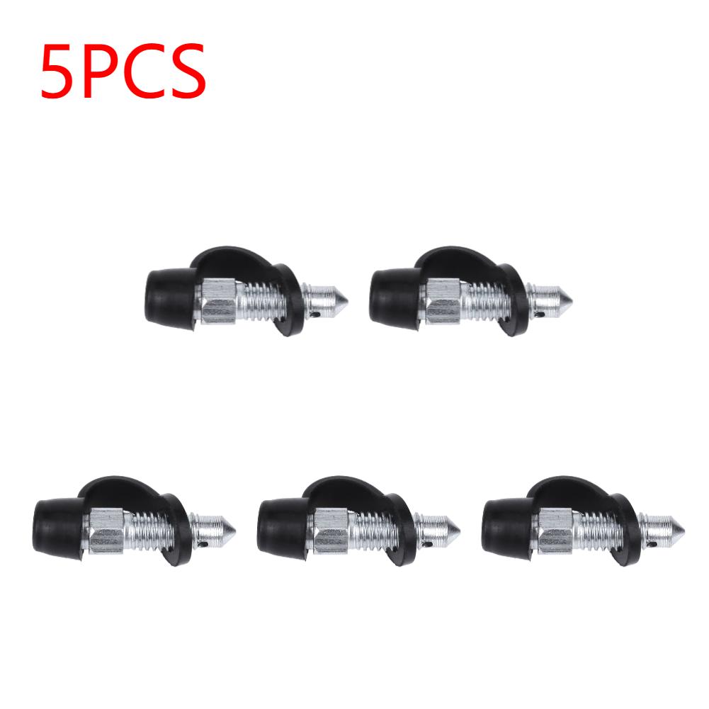 1/5PCS Car Motorcycle Brake Caliper Bleed Screw Nipple Portable Motorcycle Brake Pump/Caliper Bleed Screw Nipple Easy Operation