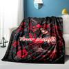 1PC Custom Name Devil's Love Romance Blanket Versatile,all-season Throw Suitable for the Living Room,bedroom,camping,travel,and Gift