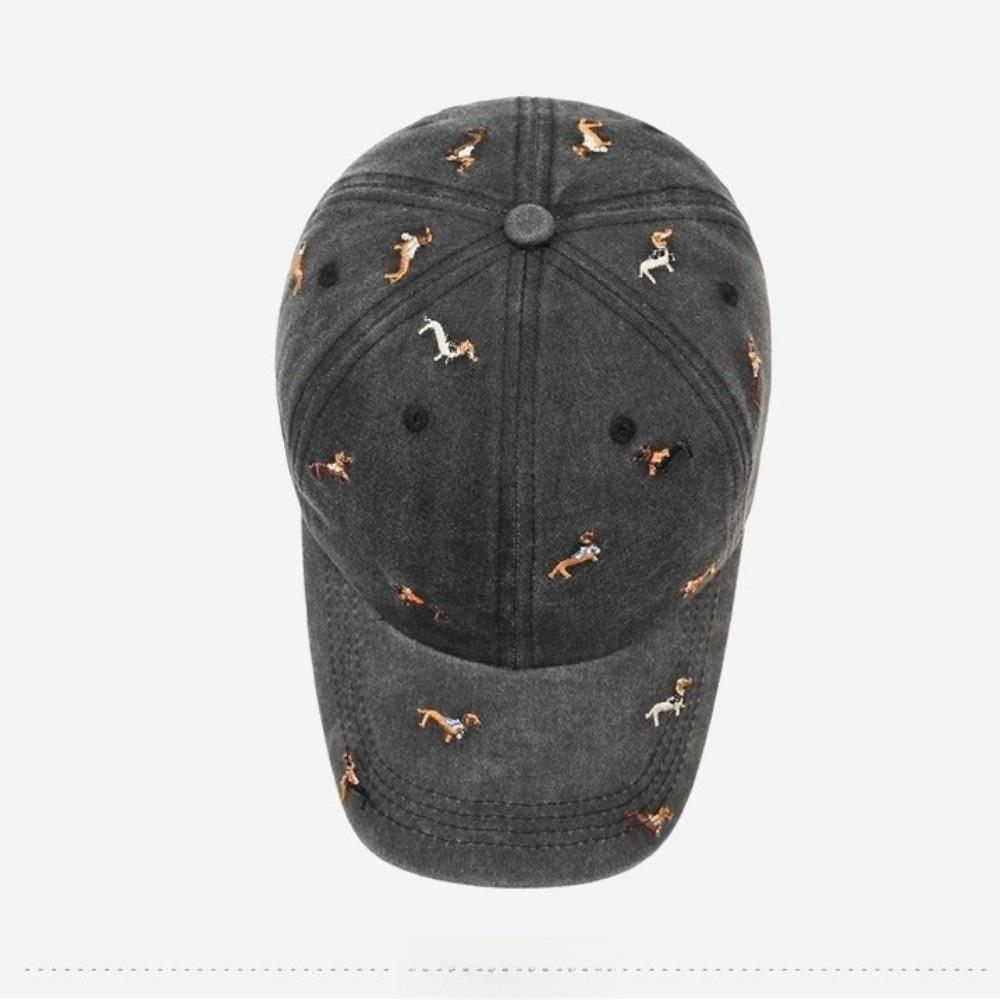 Punk Vintage Baseball Cap Soft Duckbill Cap Versatile Distressed Baseball Cap  Outdoor Leisure
