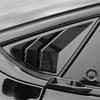 For Mustang Mach-E Mach E   ABS Plastic Rear Window Quarter Louver Cover Side Vent Trim Car Adhesive Accessories