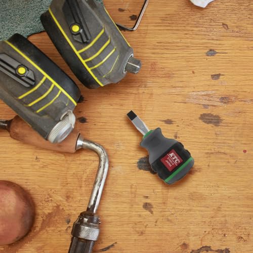 Kyoto Tool (KTC) Resin Handle Stubby Screwdriver, Flathead 6mm, D1MS6