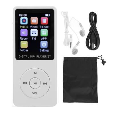 MP3 grotuvas su Bluetooth 5.0 HiFi 1,8 colio ekranas Nešiojamas MP3 muzikos grotuvas su FM radiju Balsas