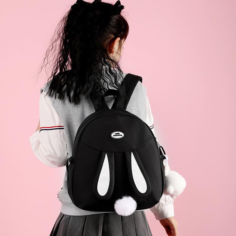 Lovely And Versatile Nylon Bunny Backpack For Preschoolers Lightweight And Easy To Carry