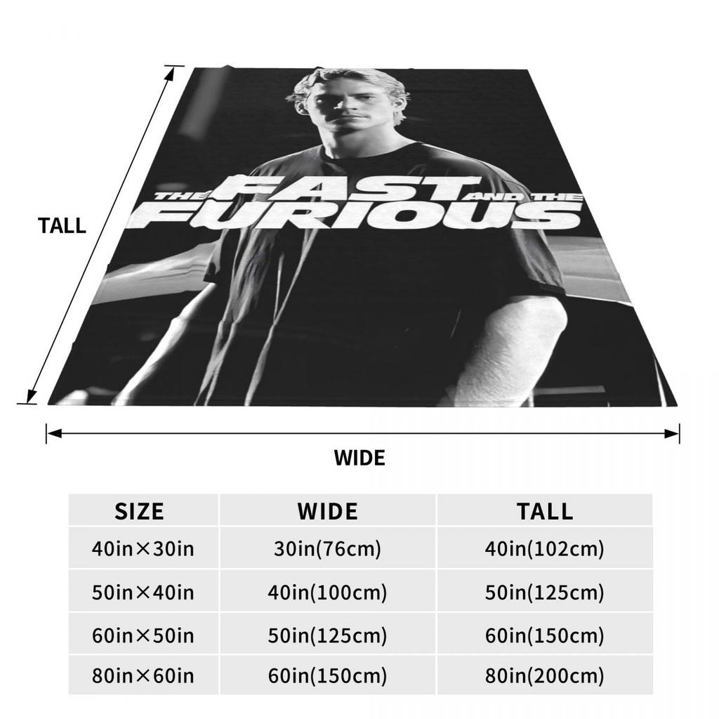 Fast & Furious Blankets Soft Warm Flannel Throw Blanket Bedding for Bed Living room Picnic Travel Home Couch