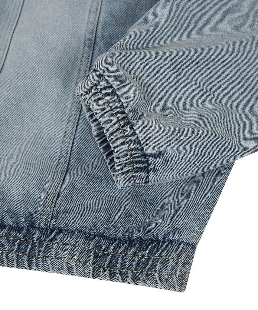 Standarderror 87-Stan119 [Classic] Vintage Washed Work Denim Jacket Snow Blue