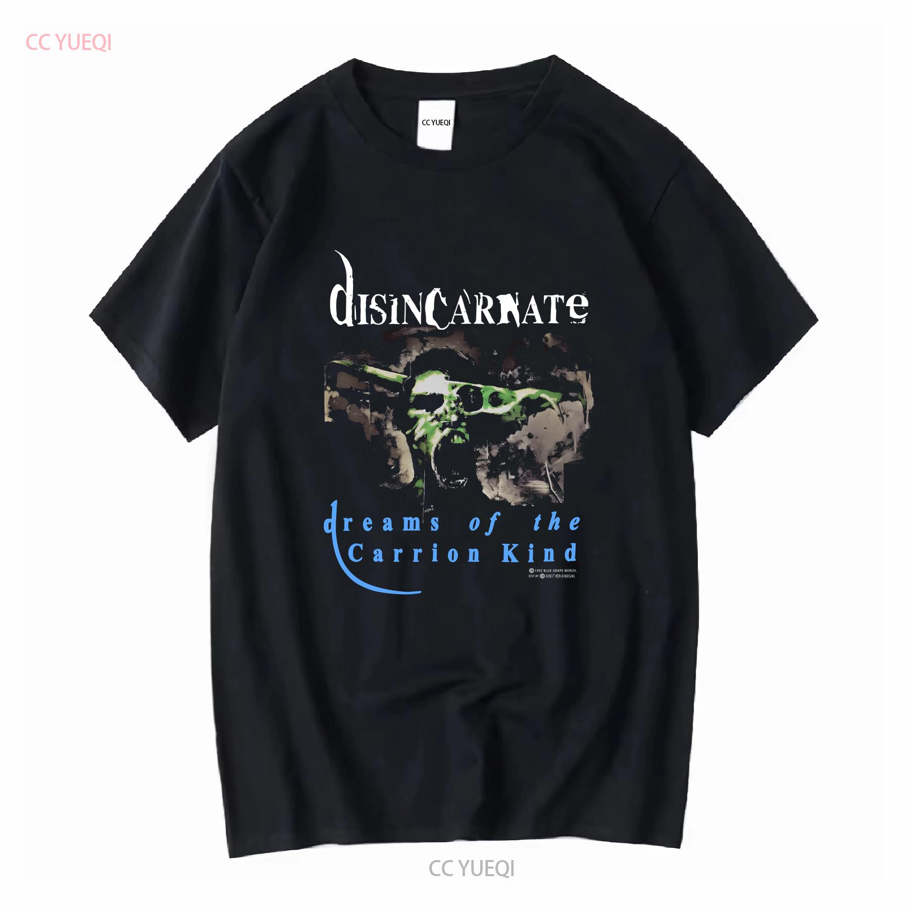 

RARE Vintage Disincarnate Dreams of the Carrion kind 1992 Obituary Death Metal Band Tour T Shirt vintage Washed graphic Stylish 4XL