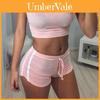 Elegante Und Schicke Mode Sexy Damen Sportsets Ärmellose Rundhals-Tops Und Shorts