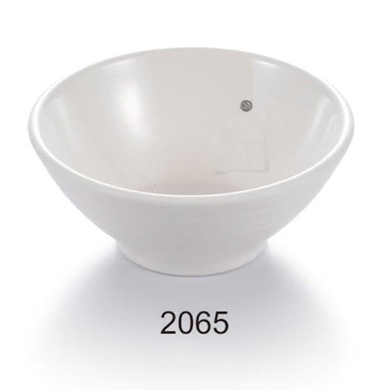 Ruhan White Melamine Rice and Soup Bowl
