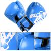 1 Pair Boxing Gloves Sanda Boxglove Kenpo Training Practicing Equipments for Adult Childrenblue