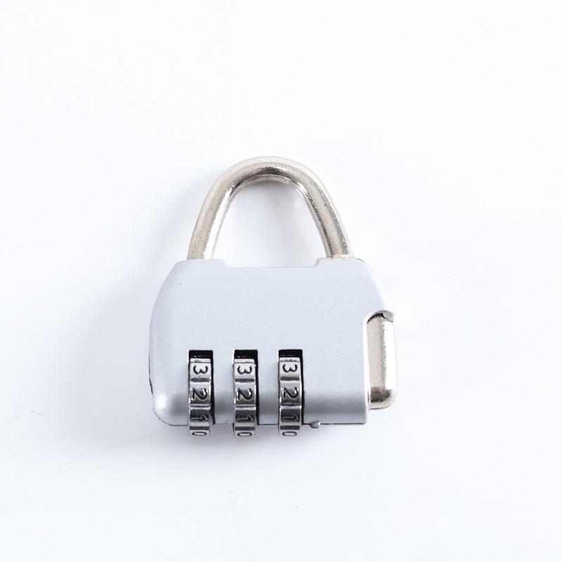 1PC Travel Backpack Lock Three Password Luggage Lock Small Lock Zinc Alloy, Mini, Laptop Luggage Lock