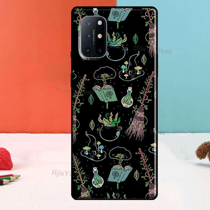 Occult Witchcraft Moon Gothic Witch Case For Realme GT Master GT Neo 2 8i 9i 8 Pro C21 Cover For OnePlus 9R 8T Nord2 9 10 Pro