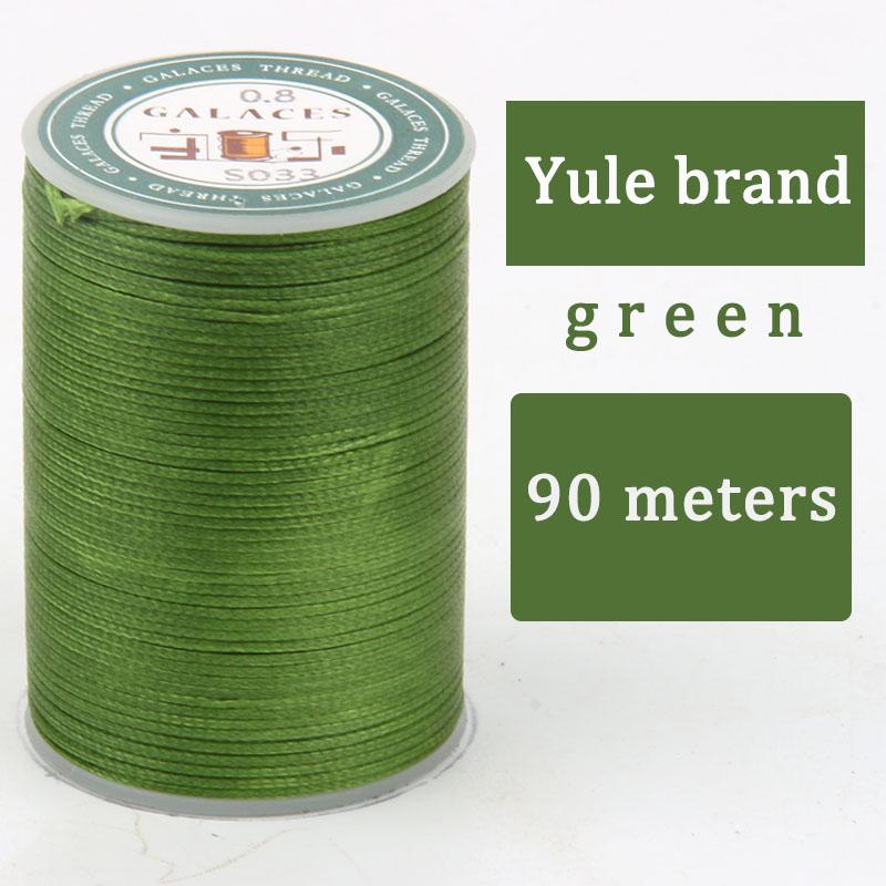 DIY Hand Sewn Leather Goods Wax Thread 0.8mm Hand Sewn Flat Wax Thread Leather Foreskin Leather Hand Sewn Thread