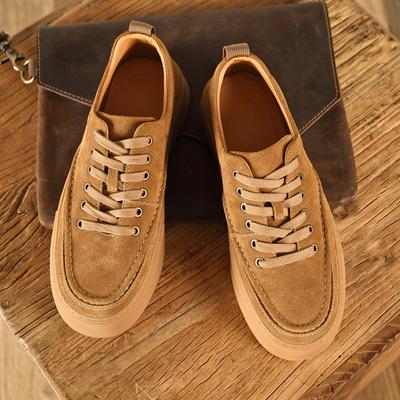 Móda Móda Vintage Pánské Kožené Boty Ležérní Britské Pánské Tenisky Kulatá Špička Šněrovací Skate Boty Ručně Vyráběné Pánské Ploché Boty Venkovní Boty
