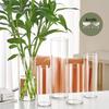 Acrylic Transparent Vase for Flower Arrangements and Lucky Bamboo - Large Straight Cylinder Design