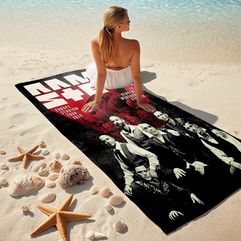 Till Lindemann, Lead Singer of the German Heavy Metal Rock Band Rammstein, Outdoor Camping Vacation Swimming Beach Scarf Decorative Blanket F13