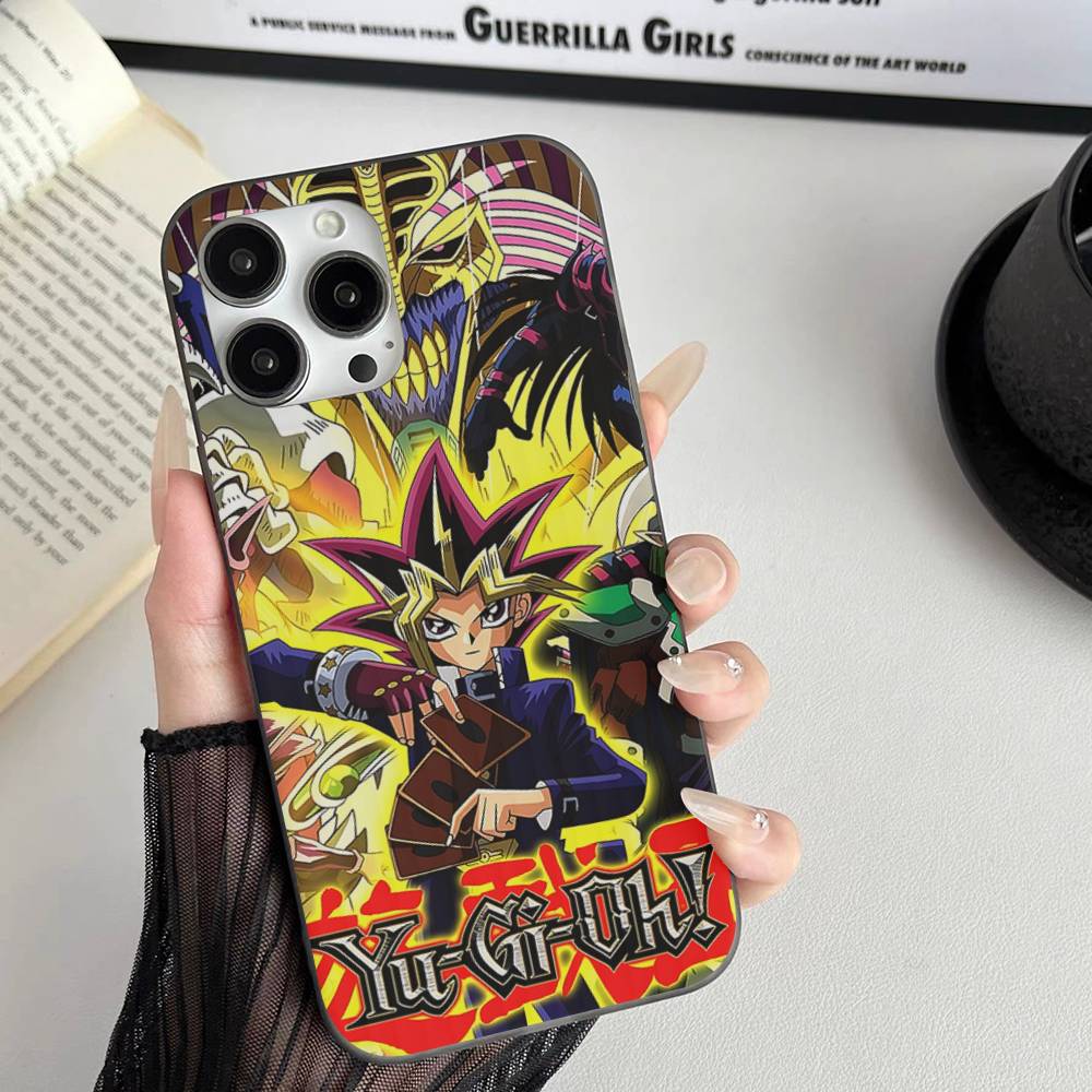 Amine Yu Gi Oh Classic Soft Corrugated Transparent Phone Case For IPhone 17 15 16 11 12 13 14 Pro Max Plus Pro
