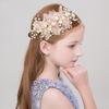 Golden Korean Mori Style Flower Headband for Girls