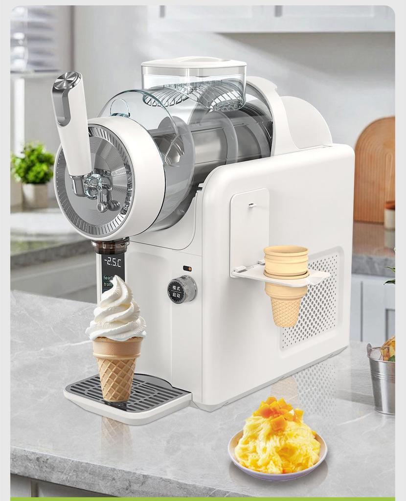 Automatic Snow Melter Ice Cream & Slush Maker for Summer Drinks with Self-Cleaning