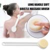 Shower Long Handle Body Bath Brush Dry Cleaner Skin Washer Massage Scrubber F3O2
