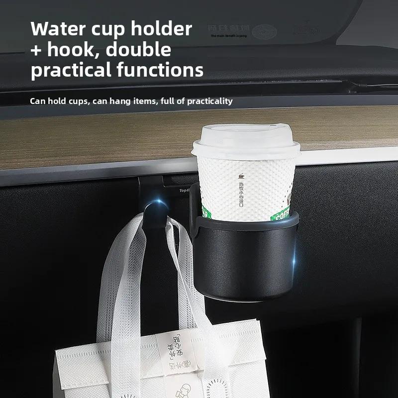 Car Sticker For Tesla Model Y Dashboard Cup Holder Passenger Glove Box Hook Storage Accessories Tools Car Modification