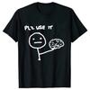 Use Your Brain Funny Satirical TShirt  Y2K Street Style Bold Eyecatching Graphic Serves Sharp Humor Soft Breathable Fabric