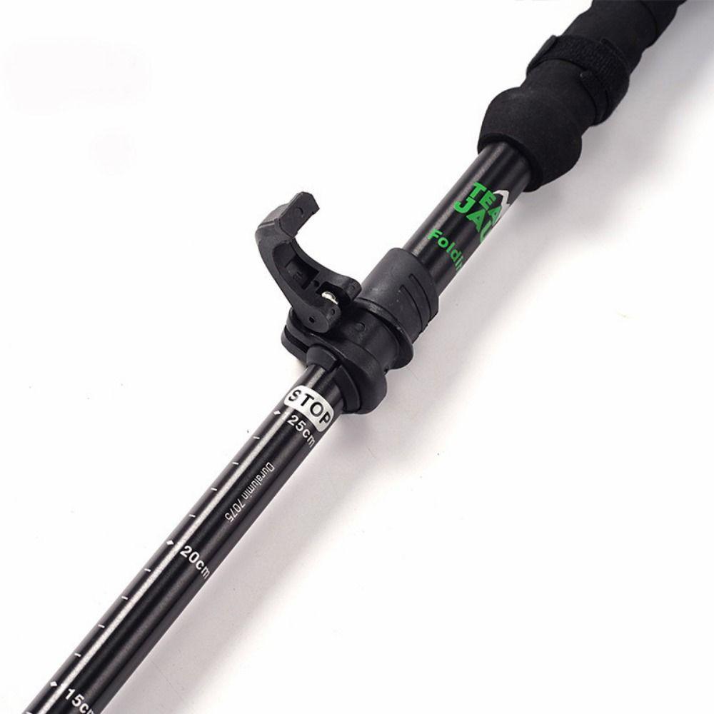Quick Adjustable Locks Outdoor Trekking Poles Aluminum Walking Sticks Wading Staff Women