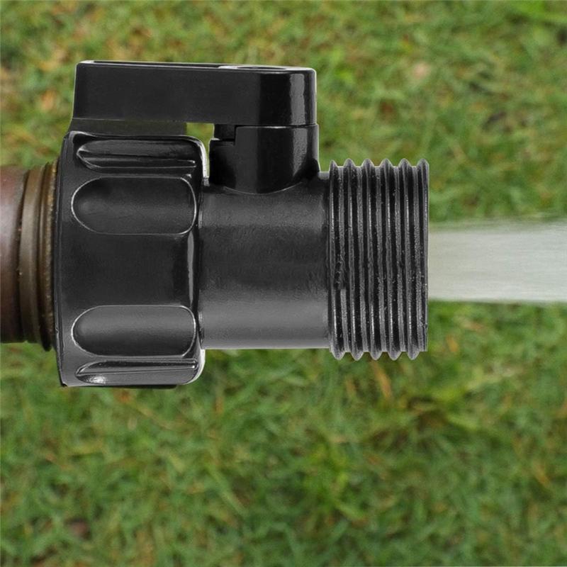 AD23-12 Pack 3/4Inch Garden Hose Shut Off Valve- Standard Water Shutoff Valve Shut-Off Ball Valve Thread Connector Coupling