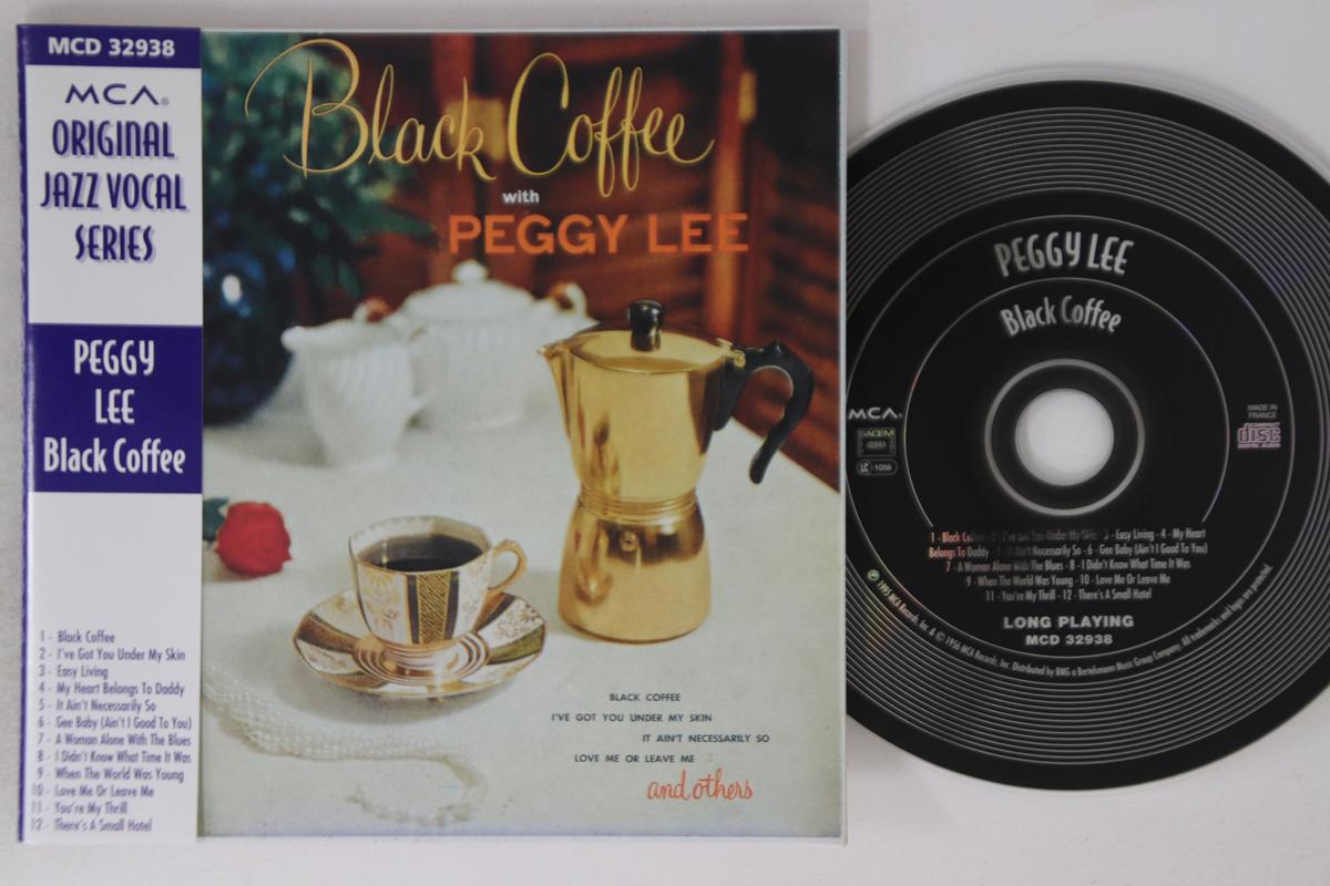 

CD PEGGY LEE - Black Coffee MCD32938 MCA 1995 France Obi Jazz Used