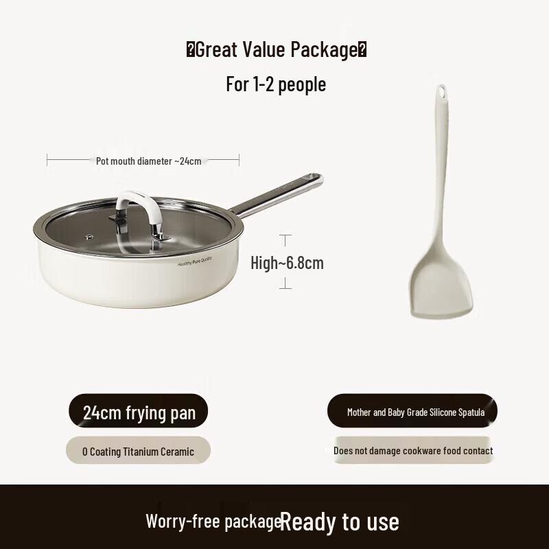 Zwilling 24cm Titanium Alloy Frying Wok