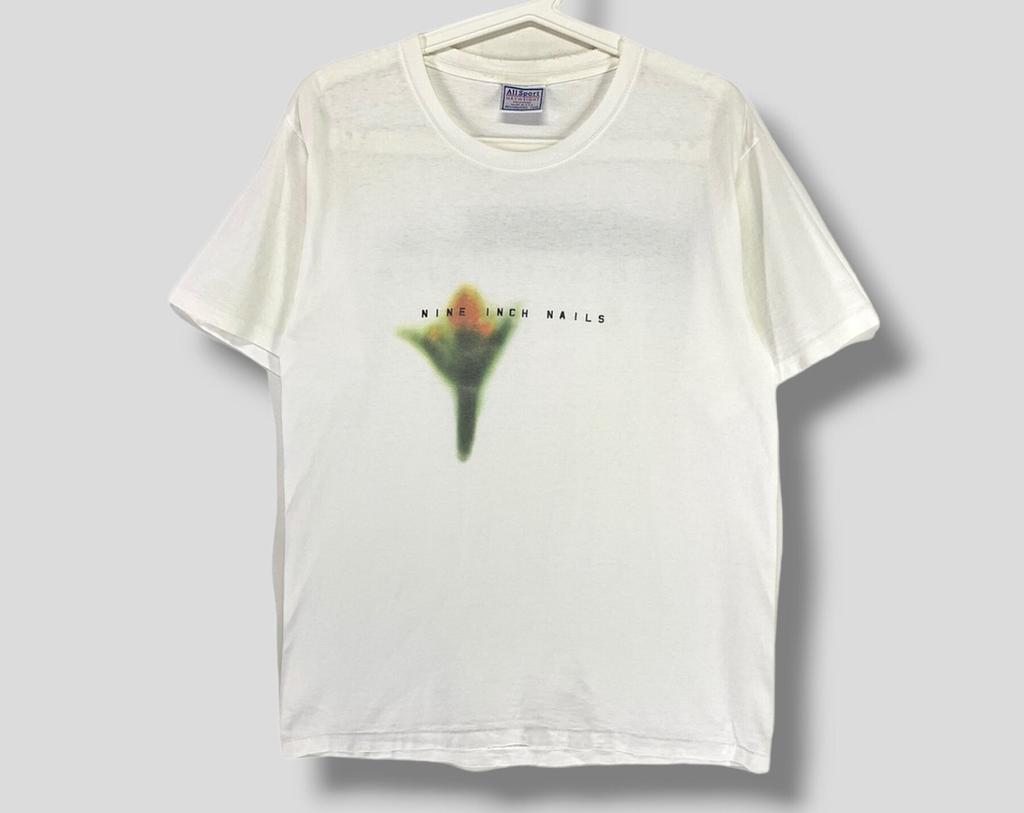 Vintage Nine Inch Nails Fragility 2000 T-Shirt Sammlerstück Trent Reznor Metal Rock Konzert Tour Vintage Band T-Shirt Weiß Medium