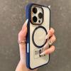 Luksusowe przezroczyste etui Magsasfe do iPhone 17 16 15 14 13 12 11 Pro Max Kolorowy zderzak Odporne na wstrząsy Magnetyczne Pokrowiec do ładowania bezprzewodowego