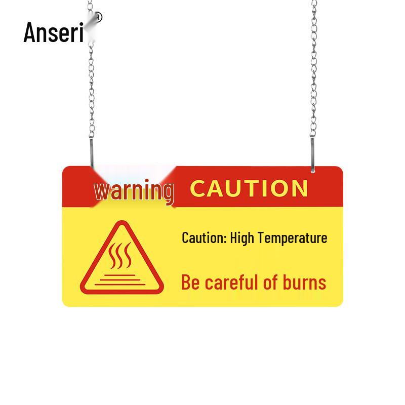 Anshairui Acrylic High Temperature Warning Sign