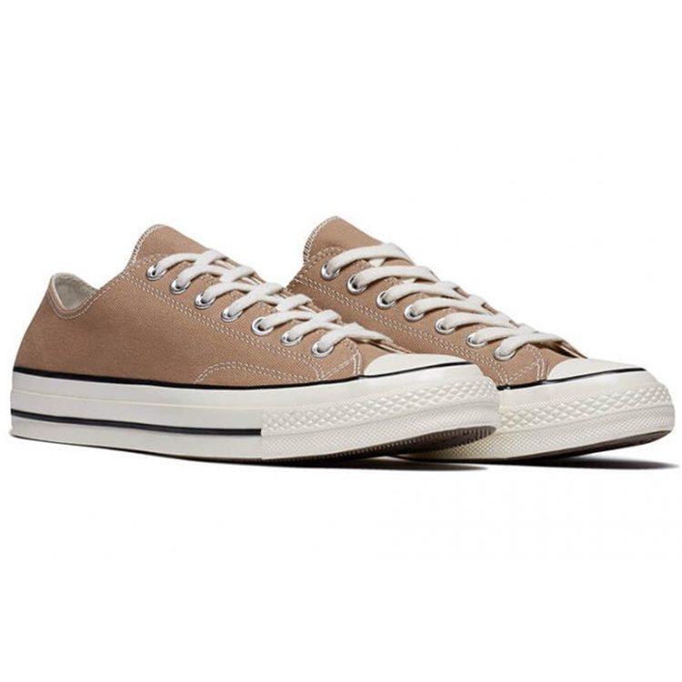 Converse Chuck 70 OX Low top Canvas Shoes Unisex Brown 161504c