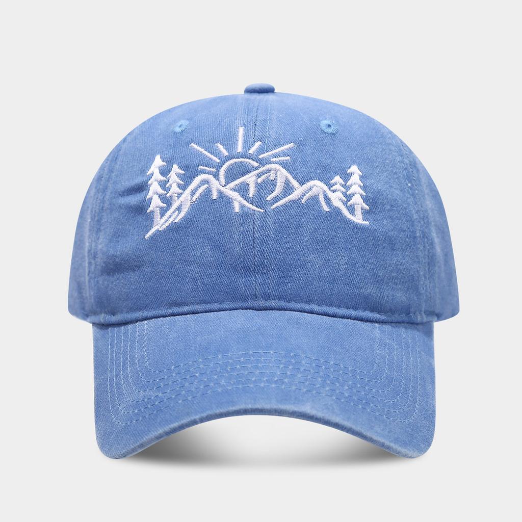 Verstellbare Vintage-Kappe für Damen und Herren für Outdoor-Wanderungen und Bergsteigen