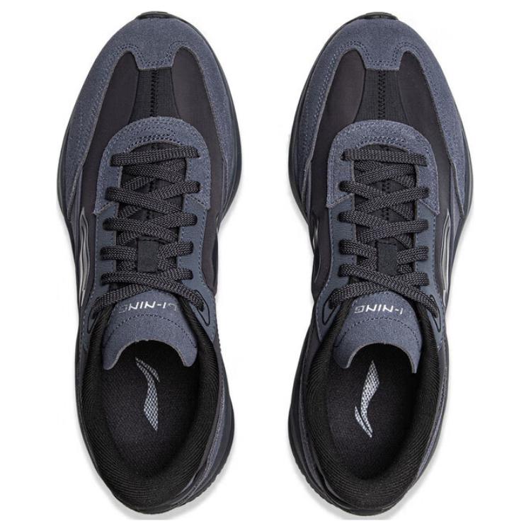 Li Ning Zai Wu 2.0 Soft Rebound Thick Sole Slimming Shock Absorption Non-Slip Wear-Resistant Increased Height Low-Top Casual Shoes AGCU279-3