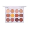 Sheer 12 Color Magic Eyeshadow Palette Pearl Matte Milk Tea Earth Color High Pigmentation