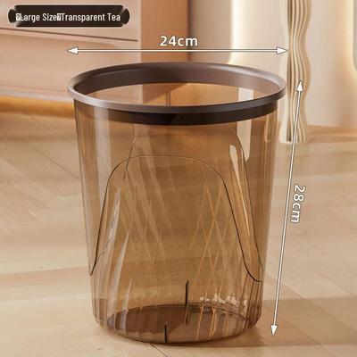 Transparent Trash Can Set