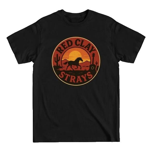 2025 The Red Clay Strays Basic Logo T Shirt Full Size S-5XL S