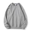 2025 Autumn/Winter Women's Casual Loose Round Neck Solid Sweatshirt - American Style Trendy Top