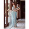 Premium Net Saree with Beads, Sequins & Pearl Embroidery