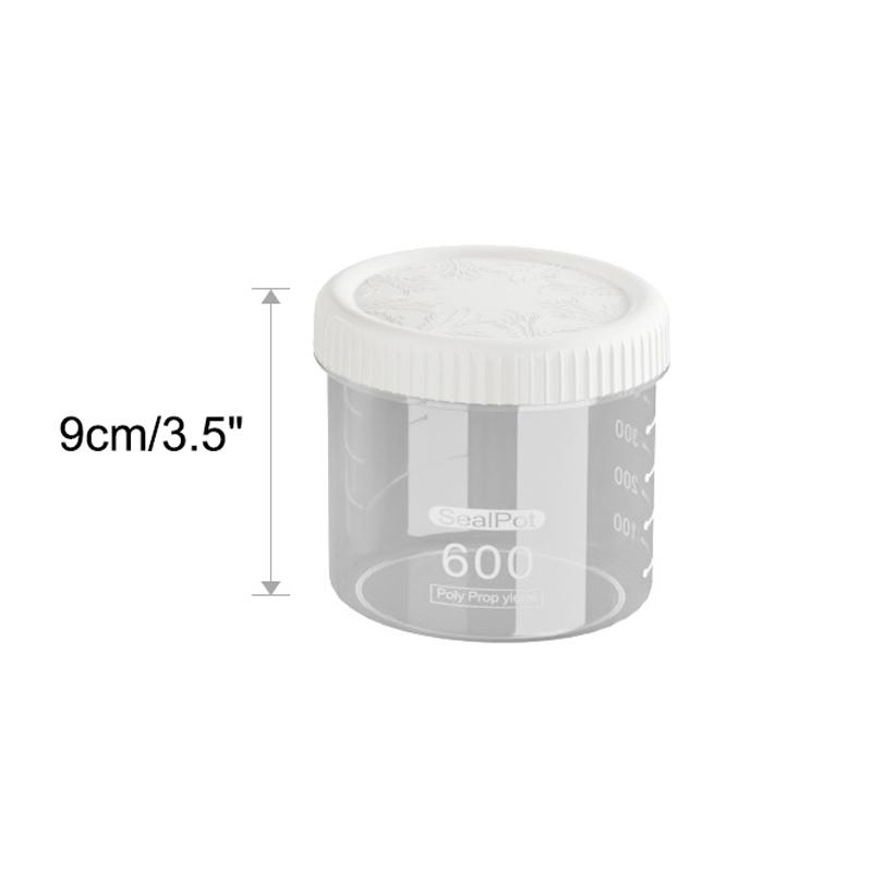 

1 шт. Герметичная банка для зерна с поворотной крышкой, герметичные контейнеры, прозрачная кухонная банка для хранения свежести, для хранения бобов, муки, макарон S